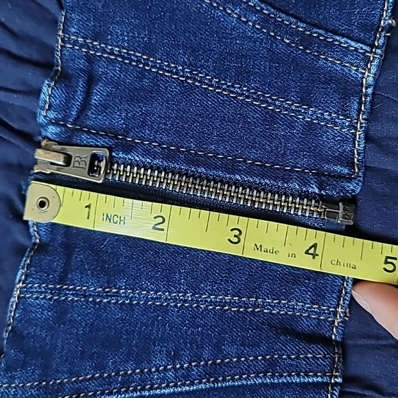 NWT Banana Republic cropped denim corset, size 12 - Picture 8 of 16